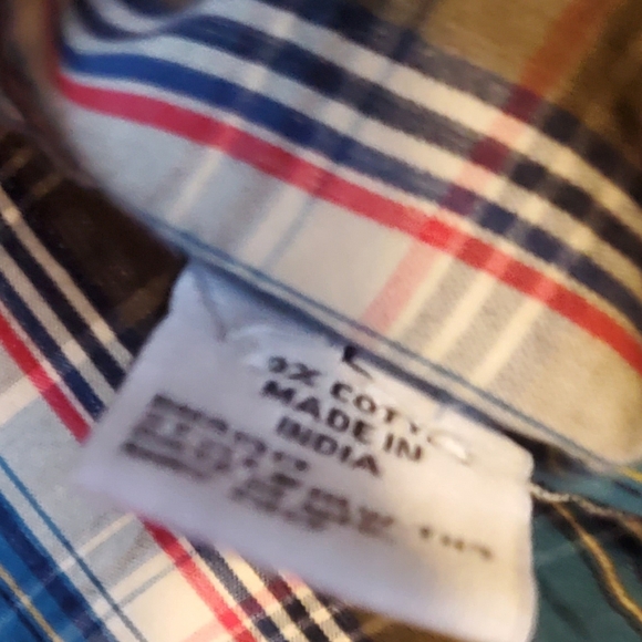 Paper Denim and Co Plaid Large Shirt - Picture 2 of 7